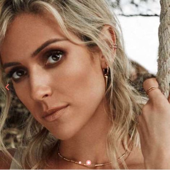 UNCOMMON JAMES Sharp Shooter Earrings 14k Gold Plated Brass - Picture 2 of 5